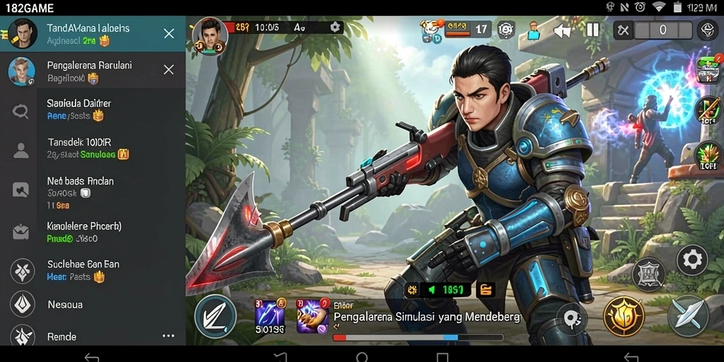 Screenshot gameplay <strong>182GAME</strong> menunjukkan aksi simulasi yang menarik.