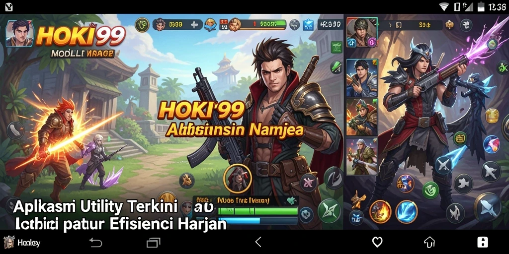 Tampilan antarmuka utama HOKI99 yang bersih dan fungsional.