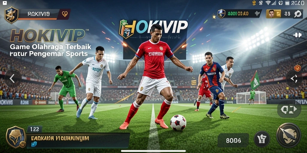 Screenshot dari HOKIVIP menampilkan aksi seru di lapangan.