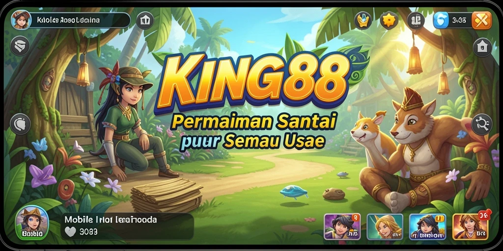 Tampilan gameplay <strong>KING88</strong> yang mengasyikkan dan penuh warna.