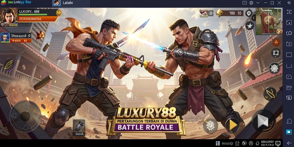 Tampilan gameplay intens di LUXURY88 yang penuh strategi.