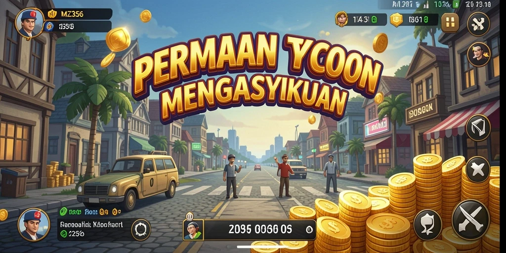 Tampilan gameplay Tycoon MZ356 dengan grafik yang menawan.