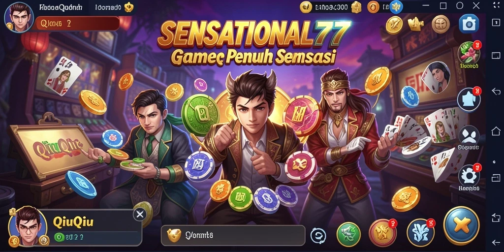 Tampilan gameplay SENSATIONAL77 yang seru dan kompetitif.