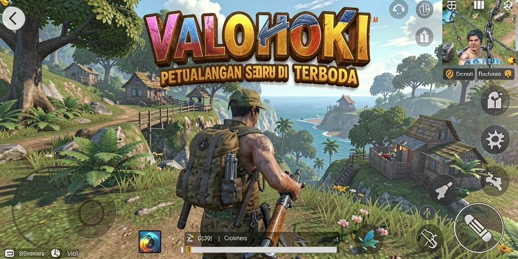 Gameplay VALOHOKI menampilkan petualangan seru di dunia yang menakjubkan.